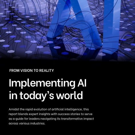 White paper: Implementing AI in today’s world