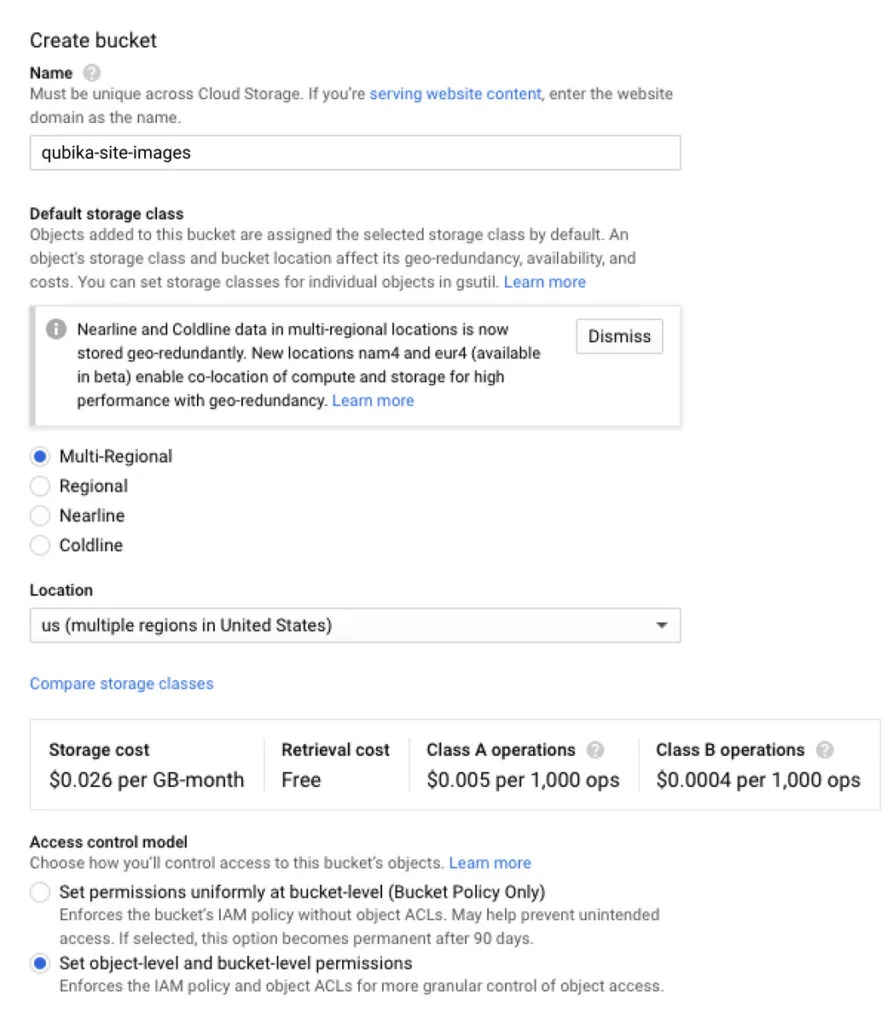 How to set up a Google Cloud CDN for serving images