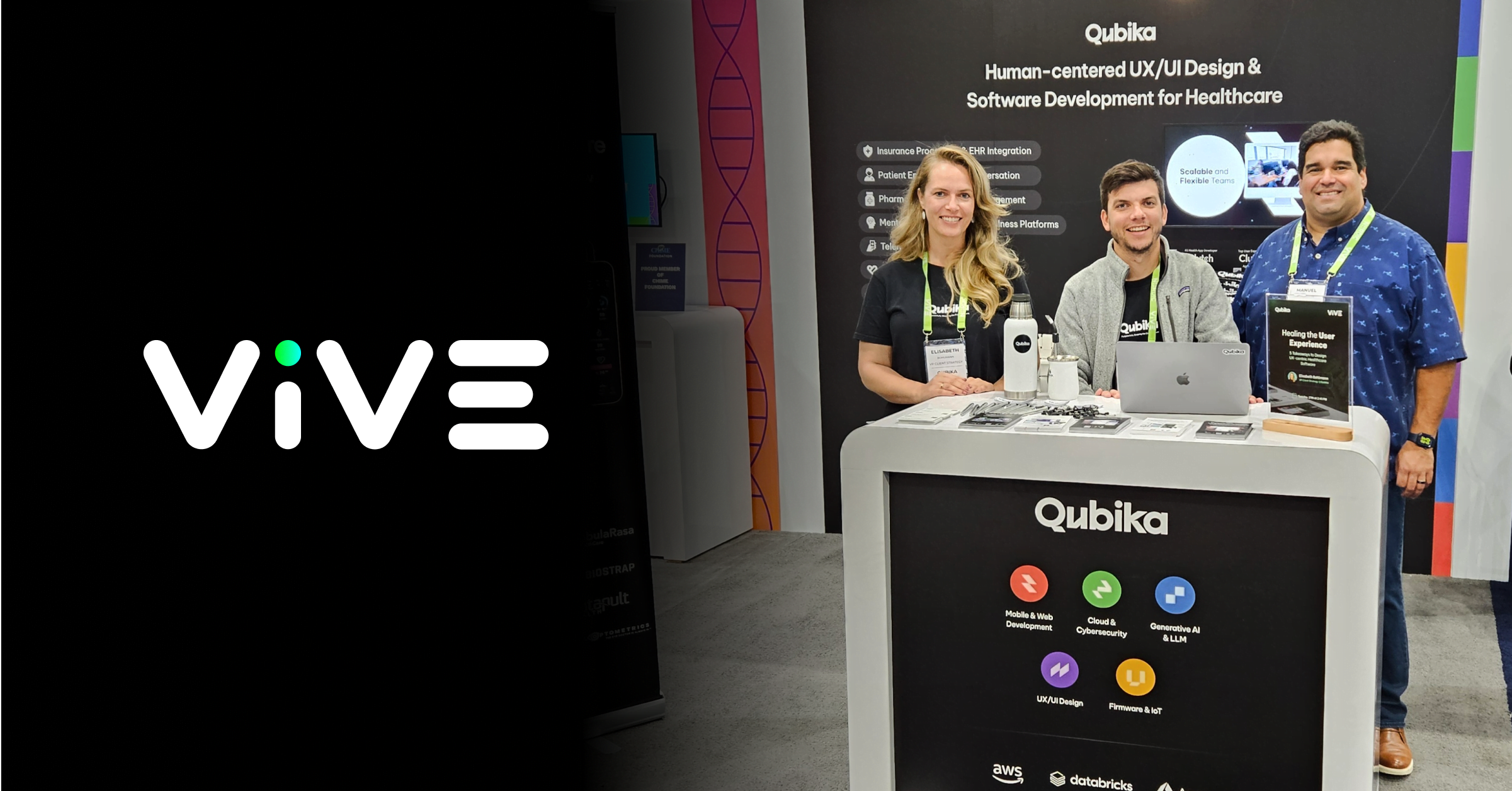 Qubika team at ViVE healthcare conference