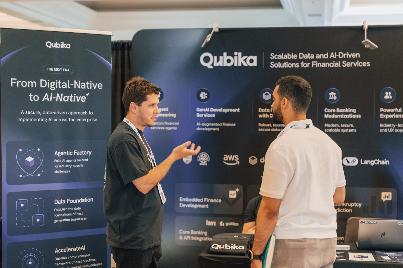 Qubika showcasing its Finance and fintech expertise at FinovateSpring